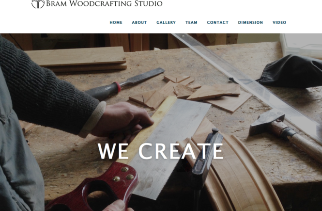 Bram Woodcrafting Website